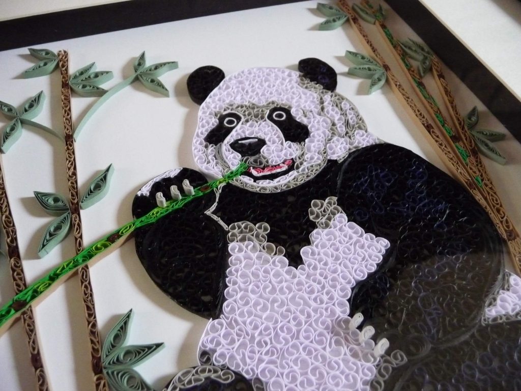 Quilling by kath quilled panda