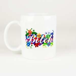 Bitch mug Quilling By Kath