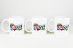 Set of 3 Bitch mugs Quilling By Kath