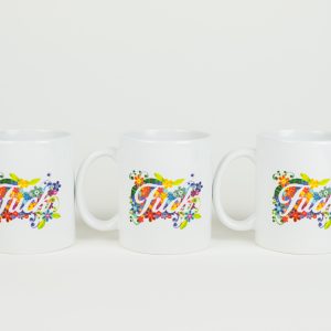 Set of 3 Fuck mugs Quilling By Kath