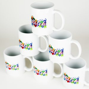 Set of 6 Bitch mugs Quilling By Kath