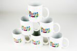 Set of 6 cunt mugs Quilling By Kath