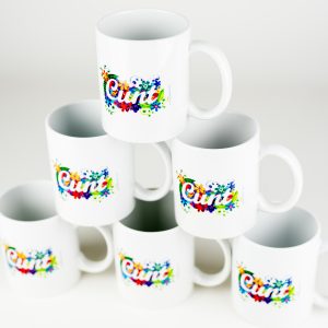 Set of 6 cunt mugs Quilling By Kath