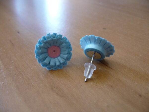 Earrings L Blue L Pink