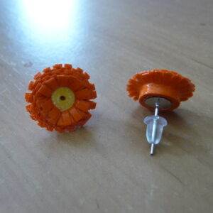 Earrings Orange Yellow