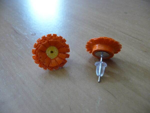 Earrings Orange Yellow