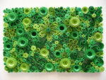 Quilled Green Flowers Quilling By Kath