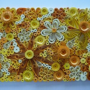 Quilled Yellow Flowers Quilling By Kath